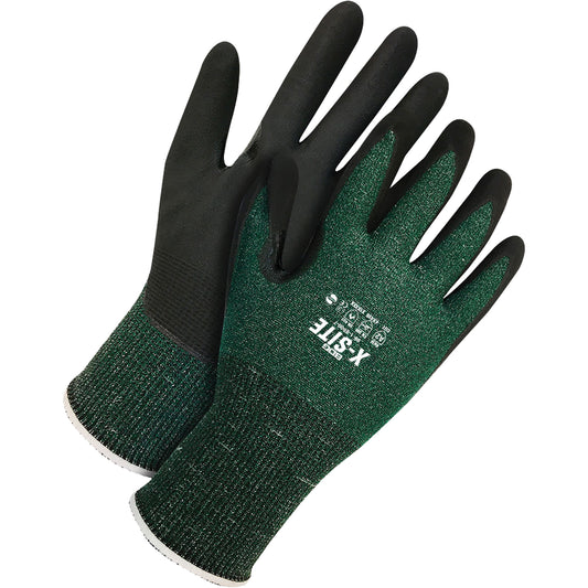 Bob Dale Gloves X-Site™ Cut Resistant Gloves, Size 9, 15 Gauge, Foam Nitrile Coated, HPPE Shell, ASTM ANSI Level A2
