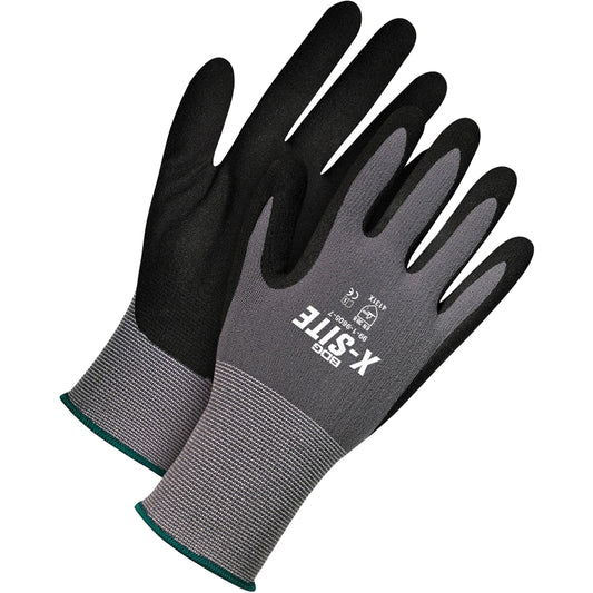 Bob Dale Gloves X-Site™ Lightweight Coated Gloves, 7, Nitrile Coating, 15 Gauge, Nylon/Lycra® Shell
