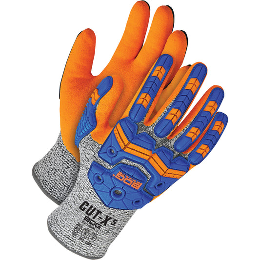 Bob Dale Gloves Cut-X™ Cut & Impact Resistant Gloves, Size 9, Nitrile Coated, HPPE Shell, ASTM ANSI Level A5