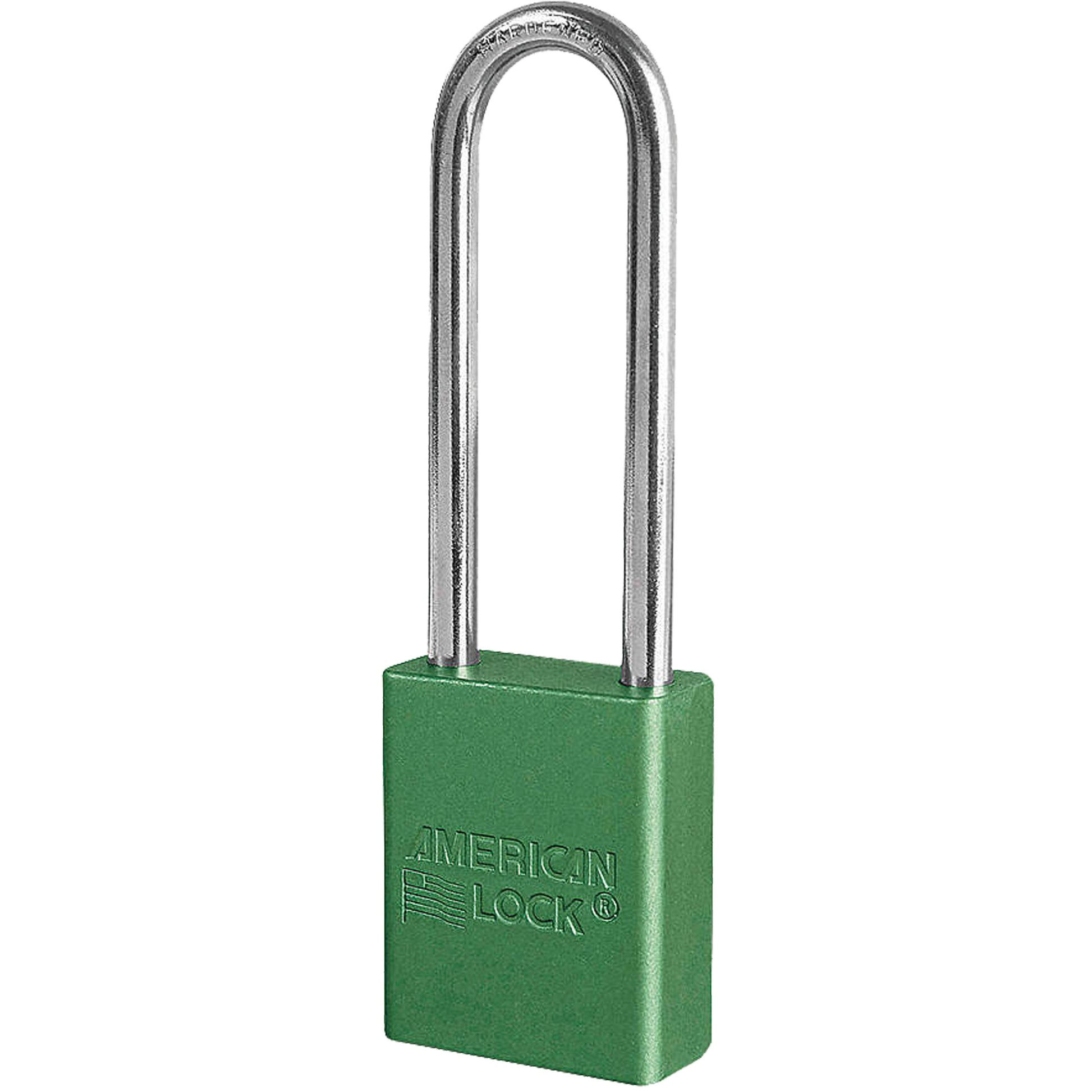 Master Lock American Lock® Padlock, Safety Padlock, Keyed Different, Aluminum, 1-1/2" Width