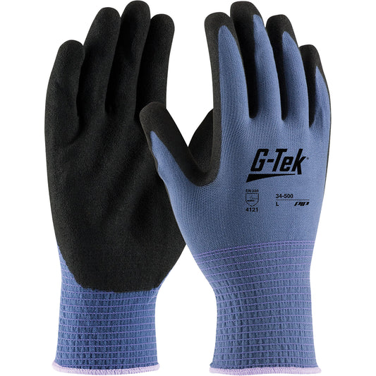 Protective Industrial Products G-Tek® GP™ Coated Gloves, Small, Nitrile Coating, 13 Gauge, Nylon Shell