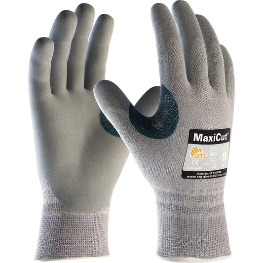 Protective Industrial Products ATG MaxiCut® 5 Seamless Knit Cut Resistant Gloves, Size Medium, 13 Gauge, Foam Nitrile Coated, Nylon/Dyneema® Shell, ASTM ANSI Level A4/EN 388 Level 4/EN 388 Level C