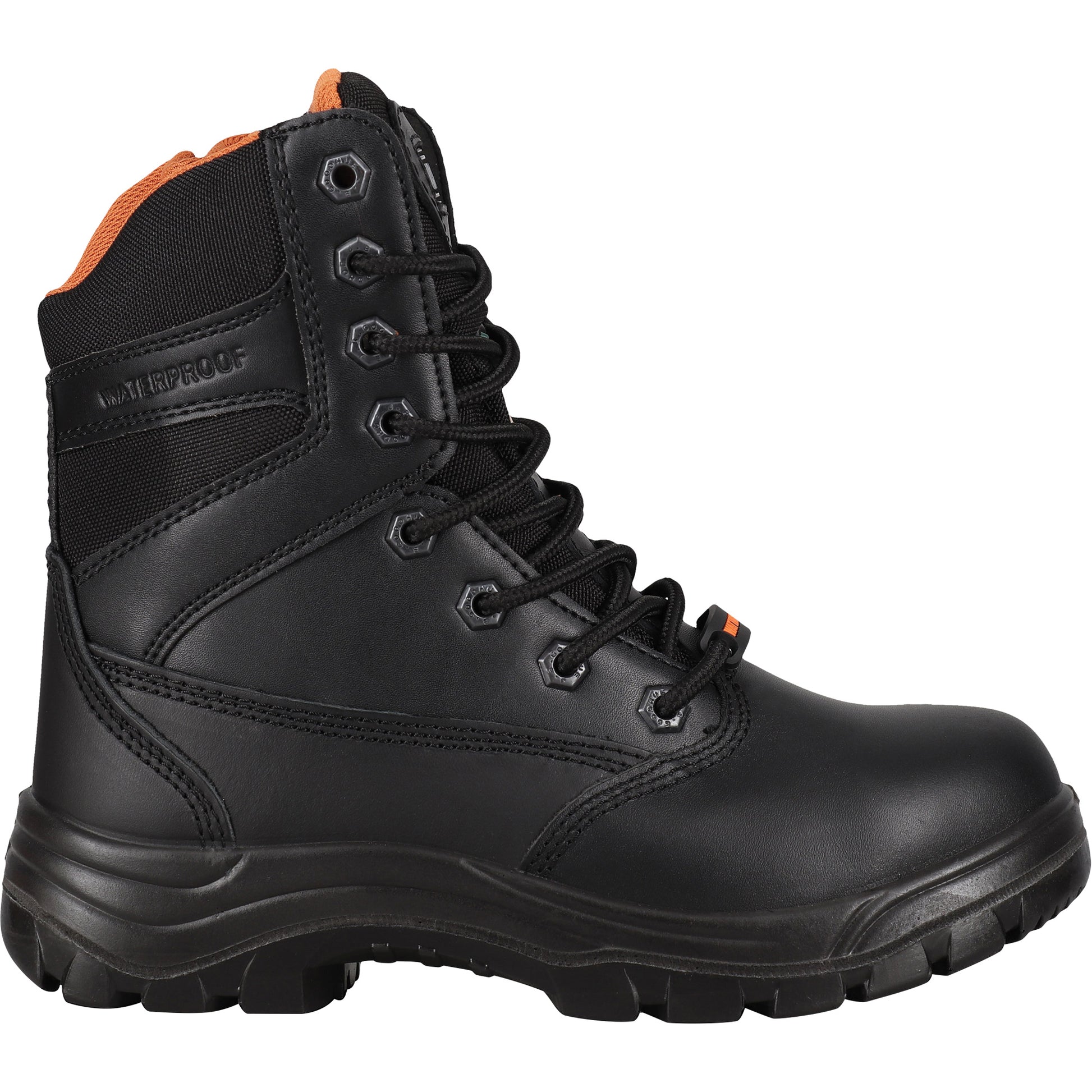 JB Goodhue Safety Boots, Leather, Steel Toe, Size 11, Impermeable