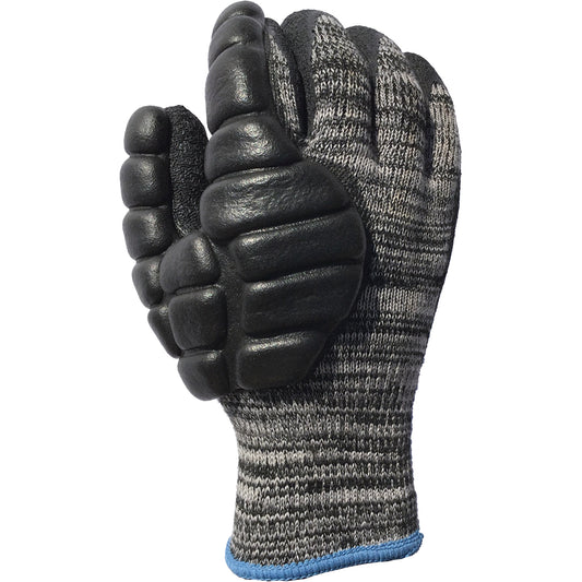 Impacto Anti-Impact Coated Hammer Gloves, 10/X-Large, Synthetic Palm, Elastic Cuff