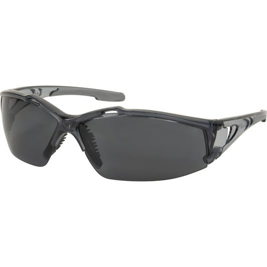 Zenith Safety Products Z3400 Series Safety Glasses, Grey/Smoke Lens, Anti-Scratch/Polarized, ANSI Z87+/Meets/Exceeds CSA Z94.3