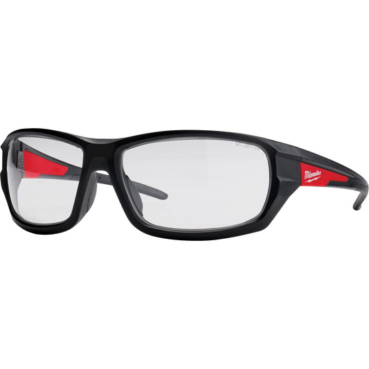 Milwaukee Performance Safety Glasses, Clear Lens, Anti-Fog/Anti-Scratch, ANSI Z87+/Meets/Exceeds CSA Z94.3
