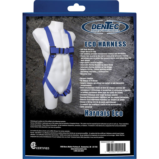 Dentec Eco Harness, CSA Certified, Class A, 310 lbs. Cap.