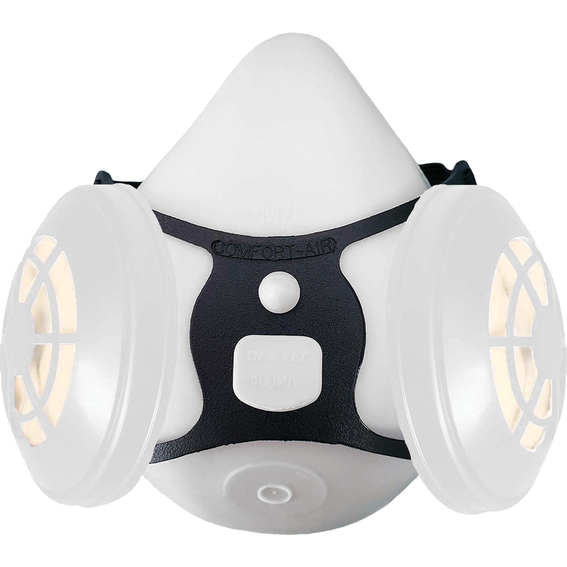 Dentec Comfort-Air® 400Nx Half Mask without Exhalation Valve Kit, Elastomer/Rubber, Medium/Large