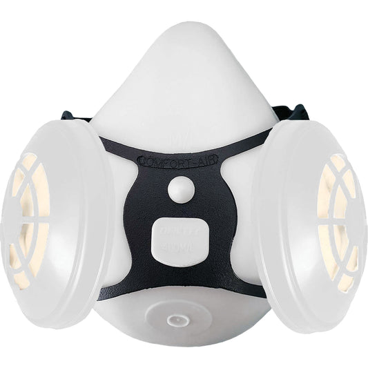 Dentec Comfort-Air® 400Nx Half Mask without Exhalation Valve Kit, Elastomer/Rubber, Medium/Large