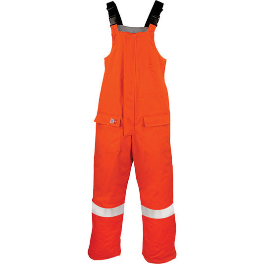 Big Bill Westex UltraSoft® AllOut Quilt Lined Winter Bib Overall, X-Large, High Visibility Orange