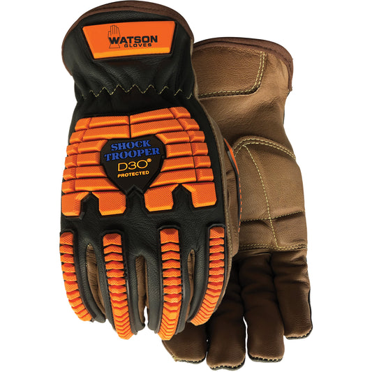 Watson Gloves Shock Trooper Gloves, Size Large, Cutshield™ Shell, ASTM ANSI Level A7/EN 388 Level F