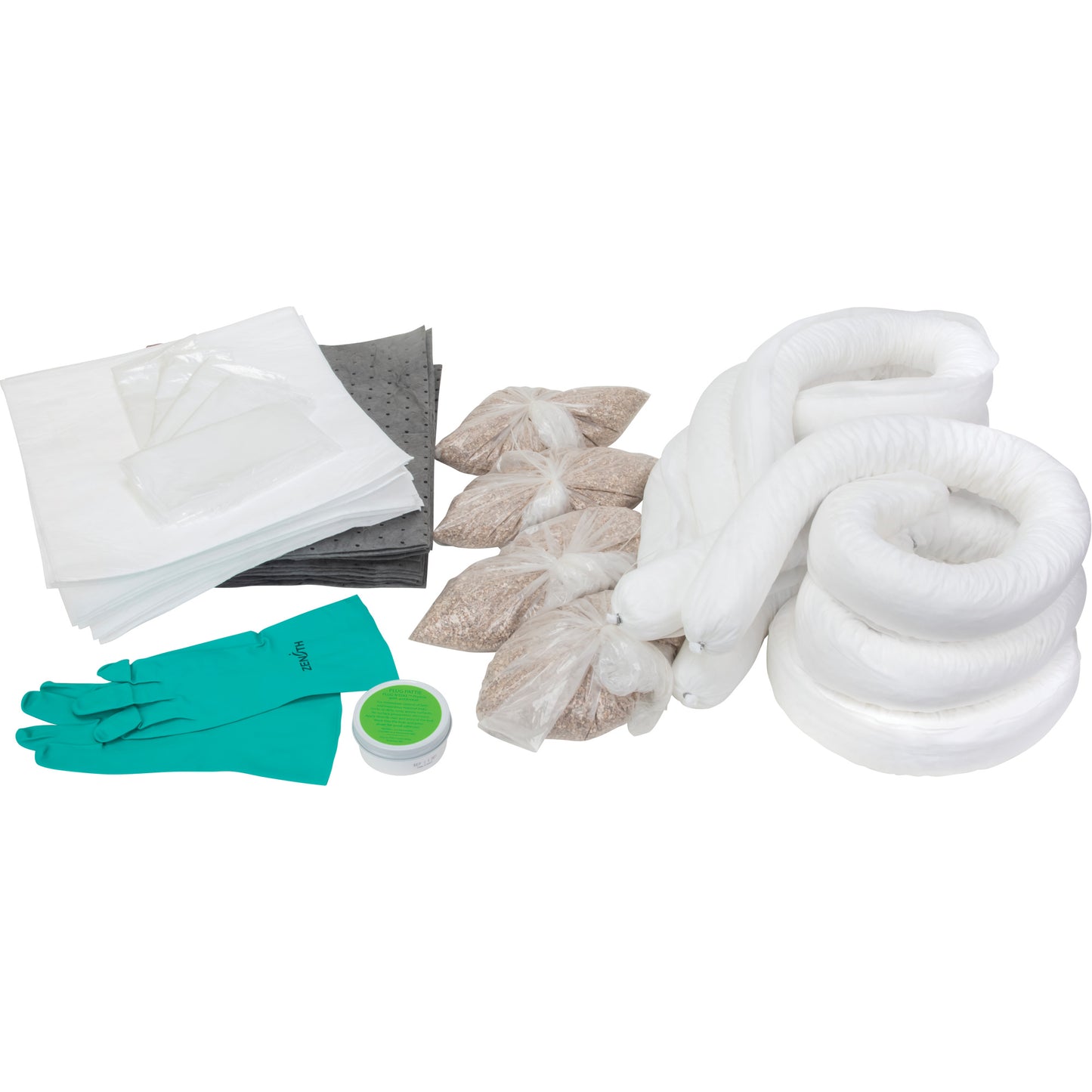 Zenith Safety Products Spill Kit, Oil Only/Universal, Overpack, 20 US gal. Absorbancy