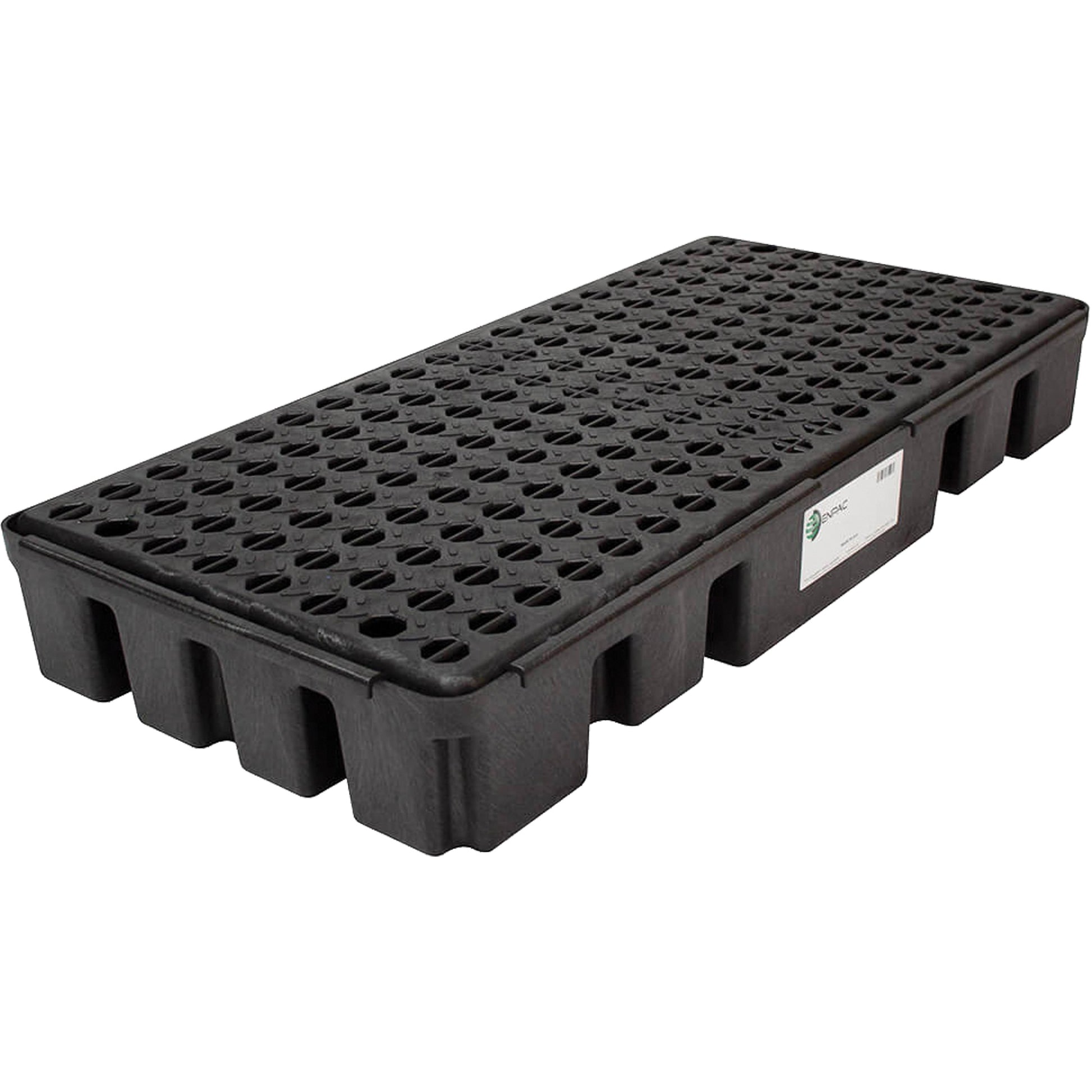 Enpac Black Diamond Low Profile Spill Pallet, 25.5 US gal. Spill Capacity, 49" x 24" x 6.5"