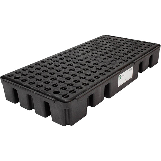 Enpac Black Diamond Low Profile Spill Pallet, 25.5 US gal. Spill Capacity, 49" x 24" x 6.5"