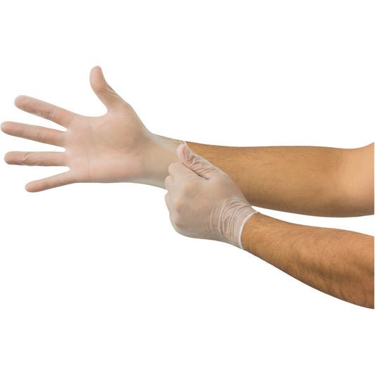 Microflex MicroFlex® Disposable Gloves, Large, Vinyl, 2.8-mil, Powder-Free, Clear