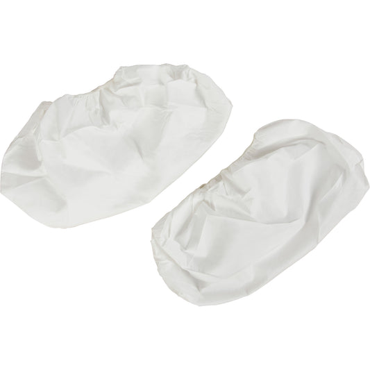 Zenith Safety Products Shoe Covers, One Size, Microporous, White