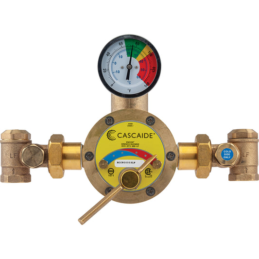 Encon Mixing Valve for Exposed Assembly of Drench or Combination Emergency Shower, 56 GPM