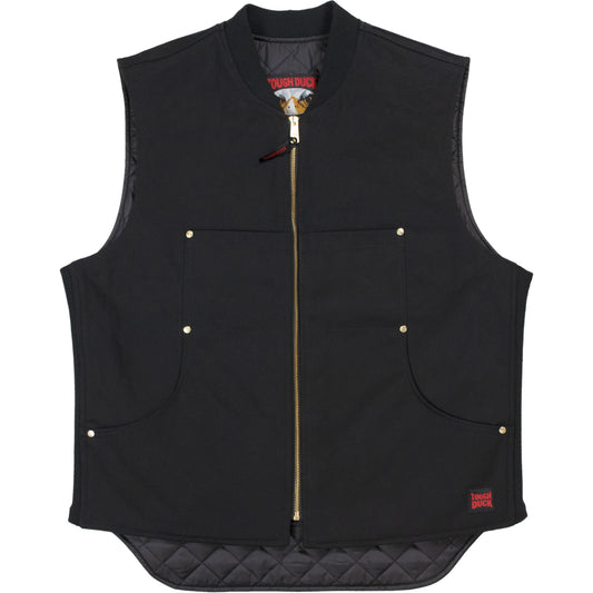 Tough Duck WV04 Moto Vest, Men's, Large, Black