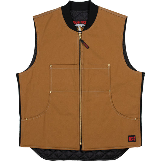 Tough Duck WV04 Moto Vest, Men's, 5X-Large, Brown