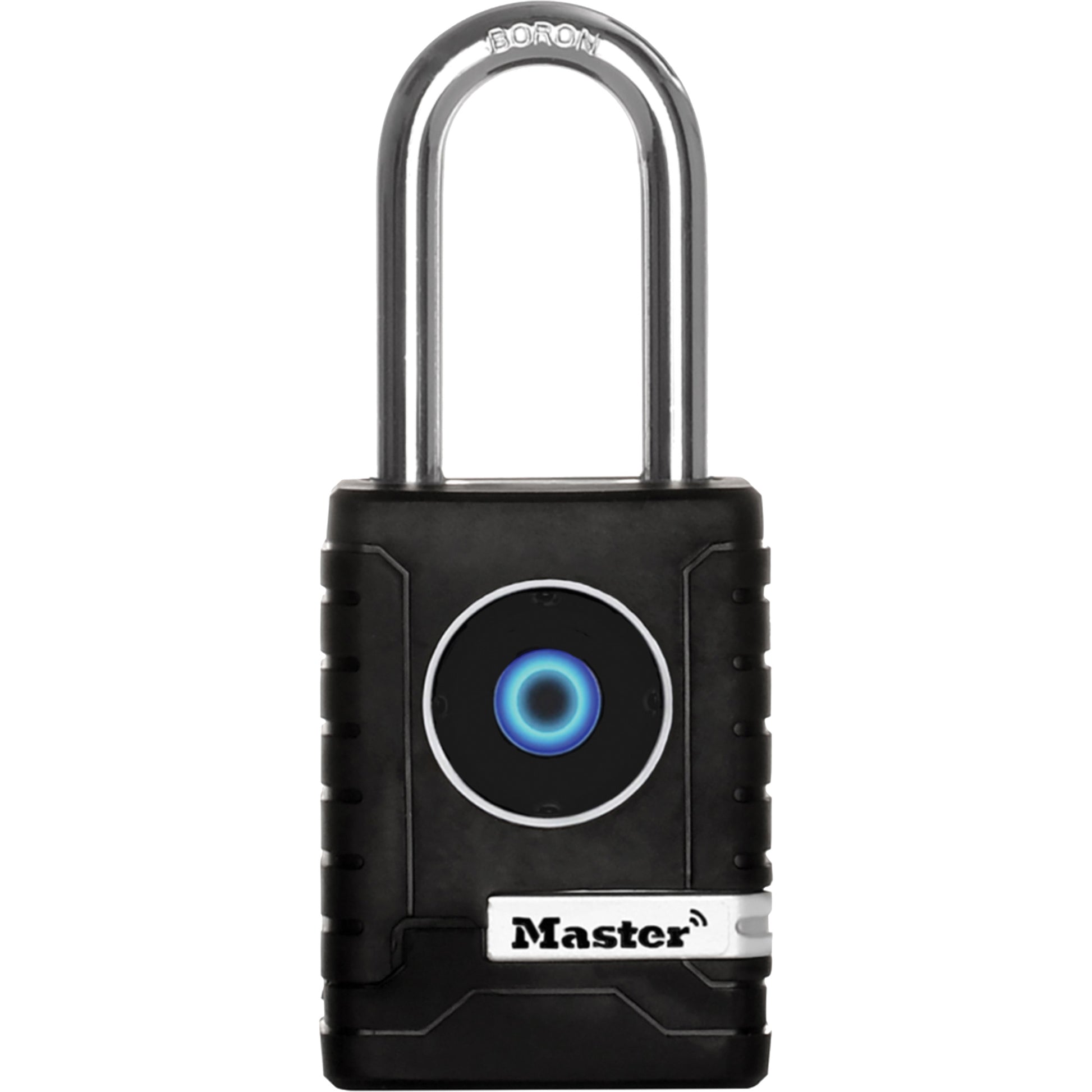 Master Lock Outdoor Padlock, Bluetooth, Thermoplastic, 2-7/32" Width