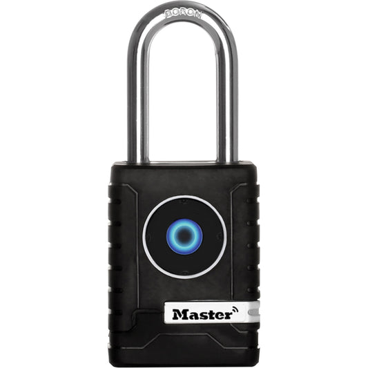 Master Lock Outdoor Padlock, Bluetooth, Thermoplastic, 2-7/32" Width