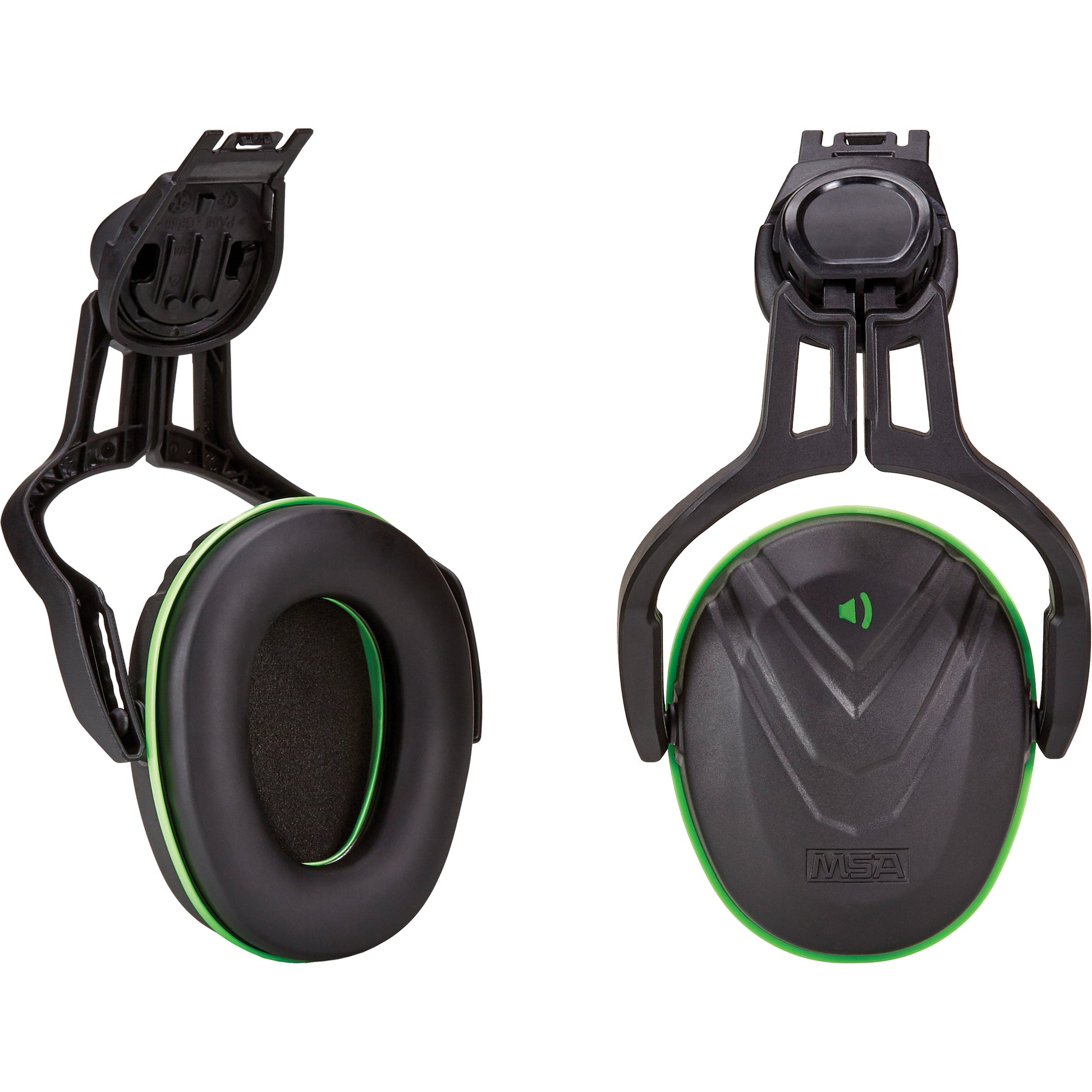 MSA V-Gard® Cap Mounted Hearing Protection, Cap Mount, 22 NRR dB