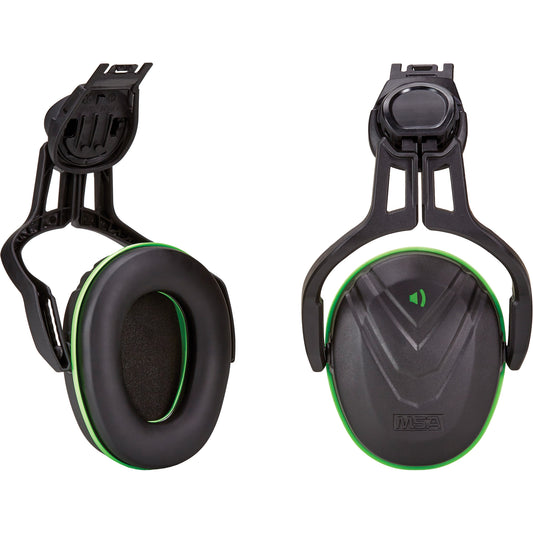 MSA V-Gard® Cap Mounted Hearing Protection, Cap Mount, 22 NRR dB