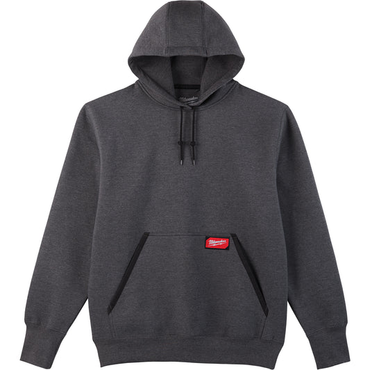 Milwaukee Heavy-Duty Pullover Hoodie, Men's, Small, Grey