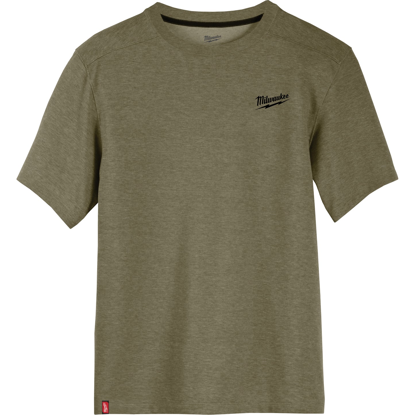Milwaukee Hybrid Work Tee Shirt, Men's, 3X-Large, Green