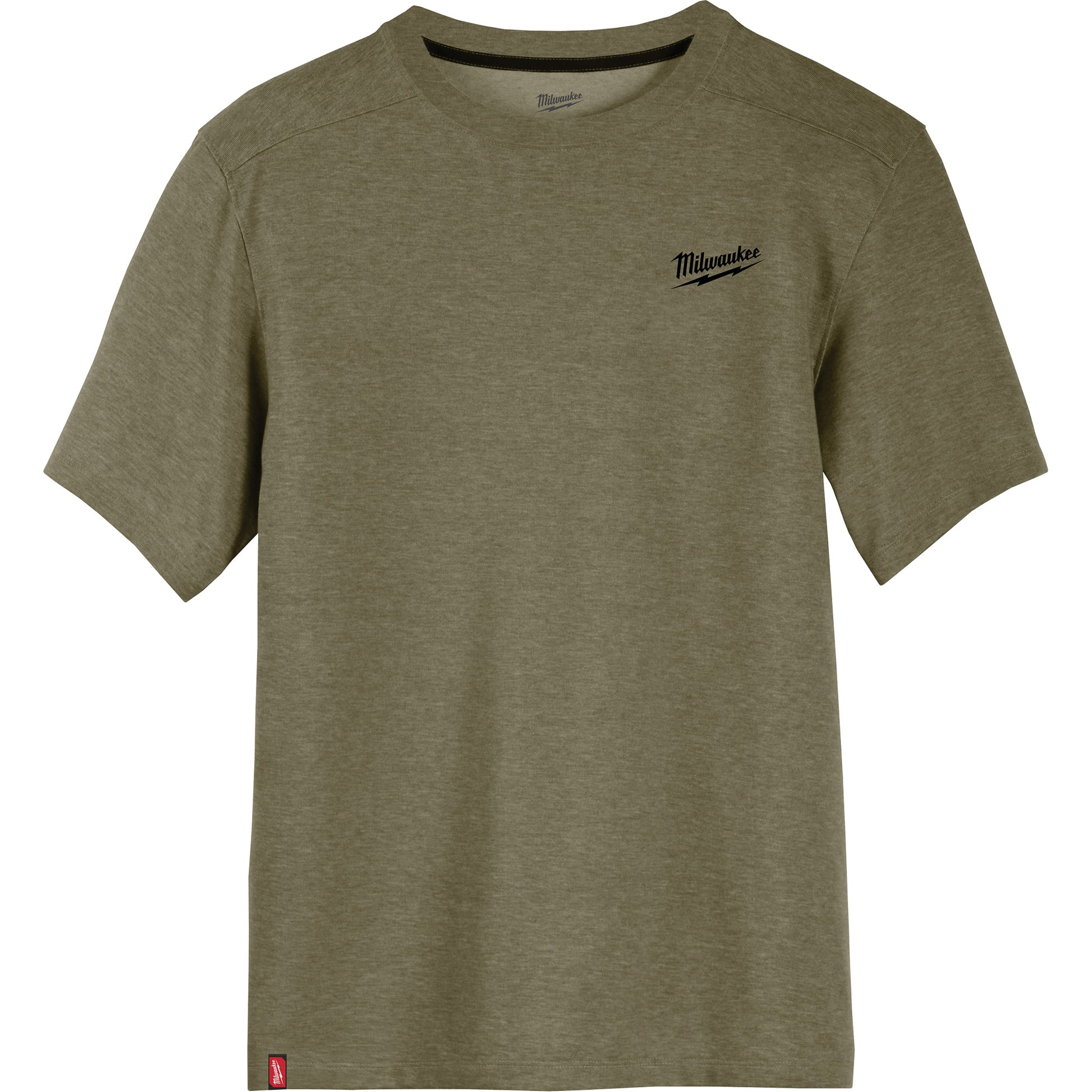 Milwaukee Hybrid Work Tee Shirt, Men's, 3X-Large, Green