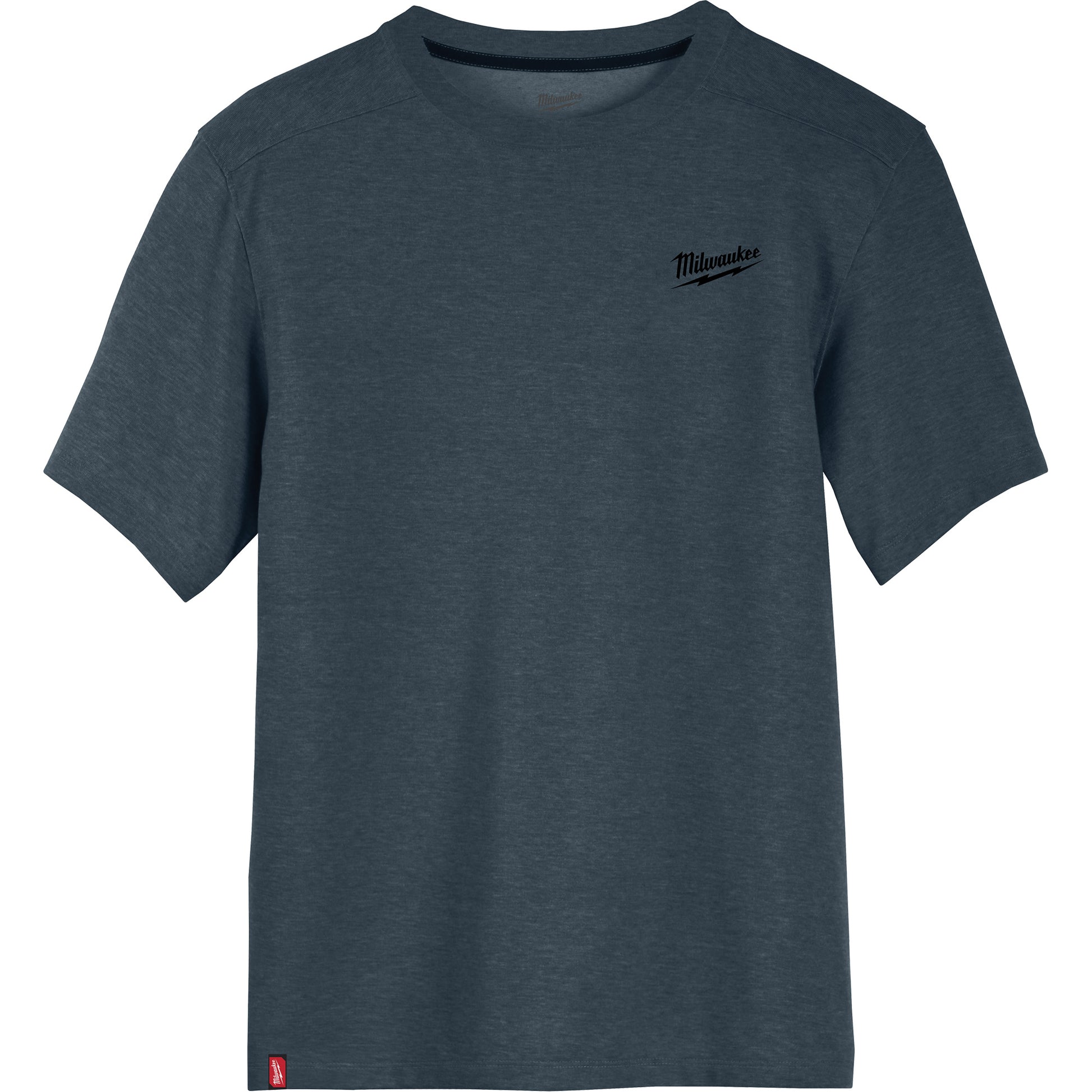 Milwaukee Hybrid Work Tee Shirt, Men's, Medium, Blue