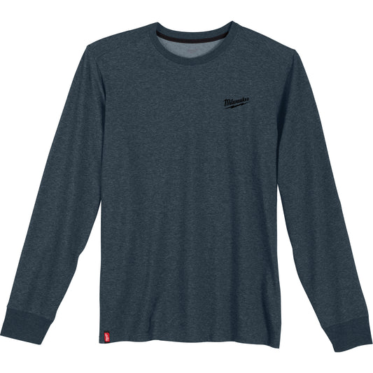 Milwaukee Hybrid Work Tee Shirt, Men's, 3X-Large, Blue