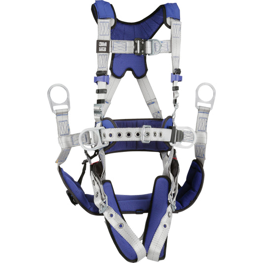 3M DBI Sala Fall Protection ExoFit™ X100 Comfort Tower Safety Harness, CSA Certified, Class ALP, Large, 310 lbs. Cap.