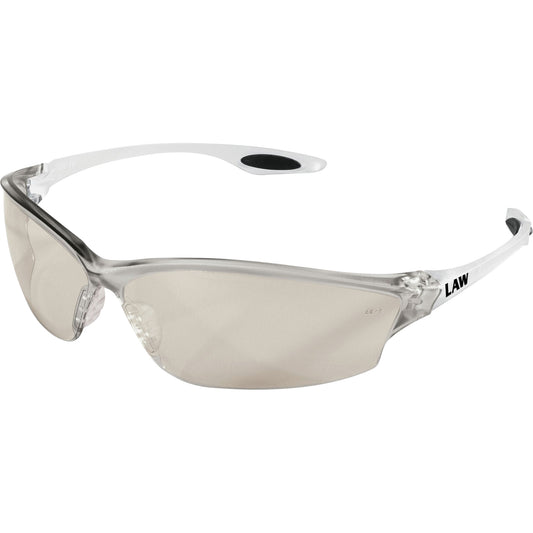 Mcr Safety Law® LW2 Series Safety Glasses, Clear/Indoor/Outdoor Lens, Anti-Scratch, ANSI Z87+/Meets/Exceeds CSA Z94.3