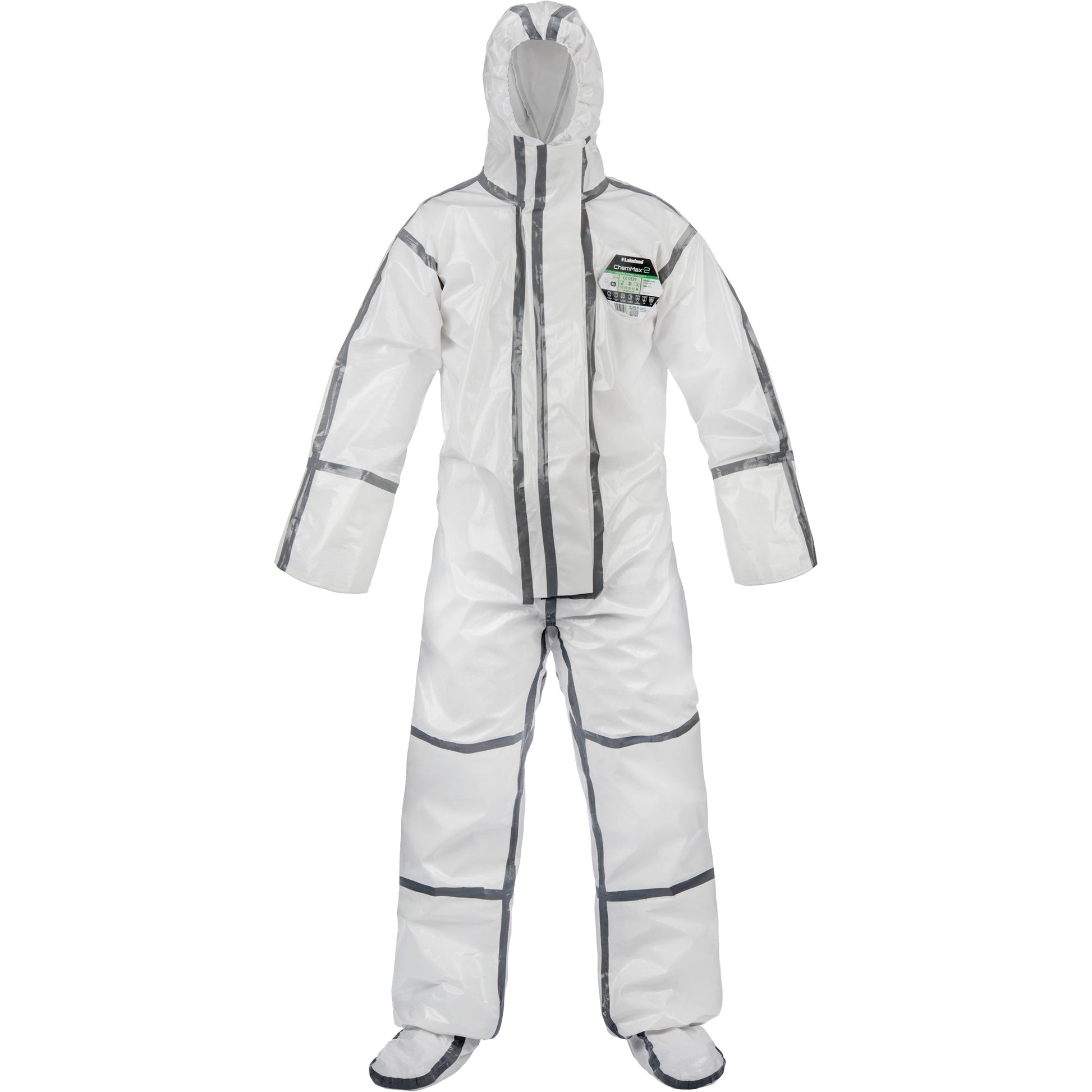 Lakeland ChemMax® 2 Coverall, ChemMax™, Large, White