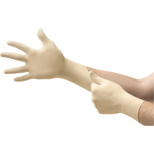 Ansell Nitrilite™ 93-311 Clean Gloves, Medium, Nitrile, 3.9-mil/5.1-mil, Powder-Free, White, Class 2