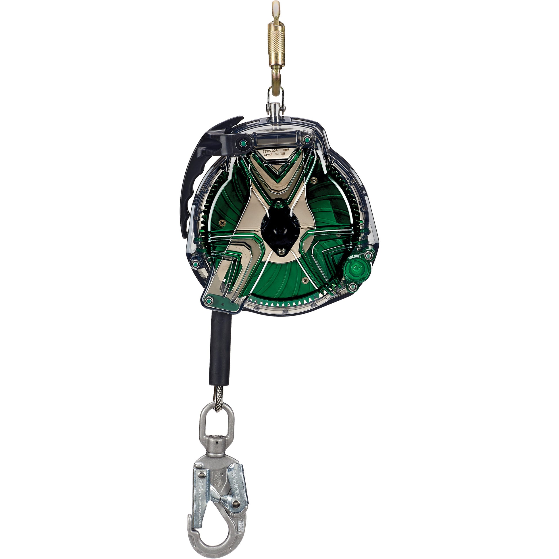 MSA V-Series™ Standard SRL, 100', Galvanized Steel, Swivel