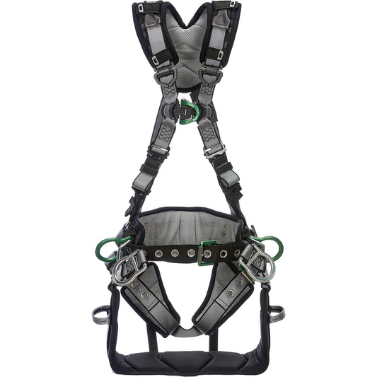MSA V-Fit™ Full-Body Tower Harness, CSA Certified, Class ALP, X-Large, 400 lbs. Cap.