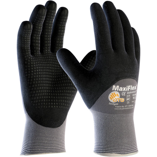 Protective Industrial Products ATG MaxiFlex® Endurance™ Touchscreen Compatible Gloves, Medium, Nitrile Coating, 15 Gauge, Nylon Shell