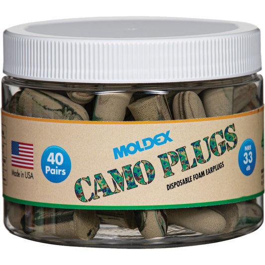 Moldex Camo Earplugs, Bulk - Canister