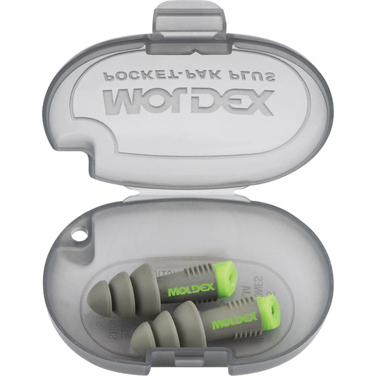 Moldex Alphas™ Reusable Earplugs, Uncorded, Bulk - Plastic Case, 27 dB NRR, One-Size