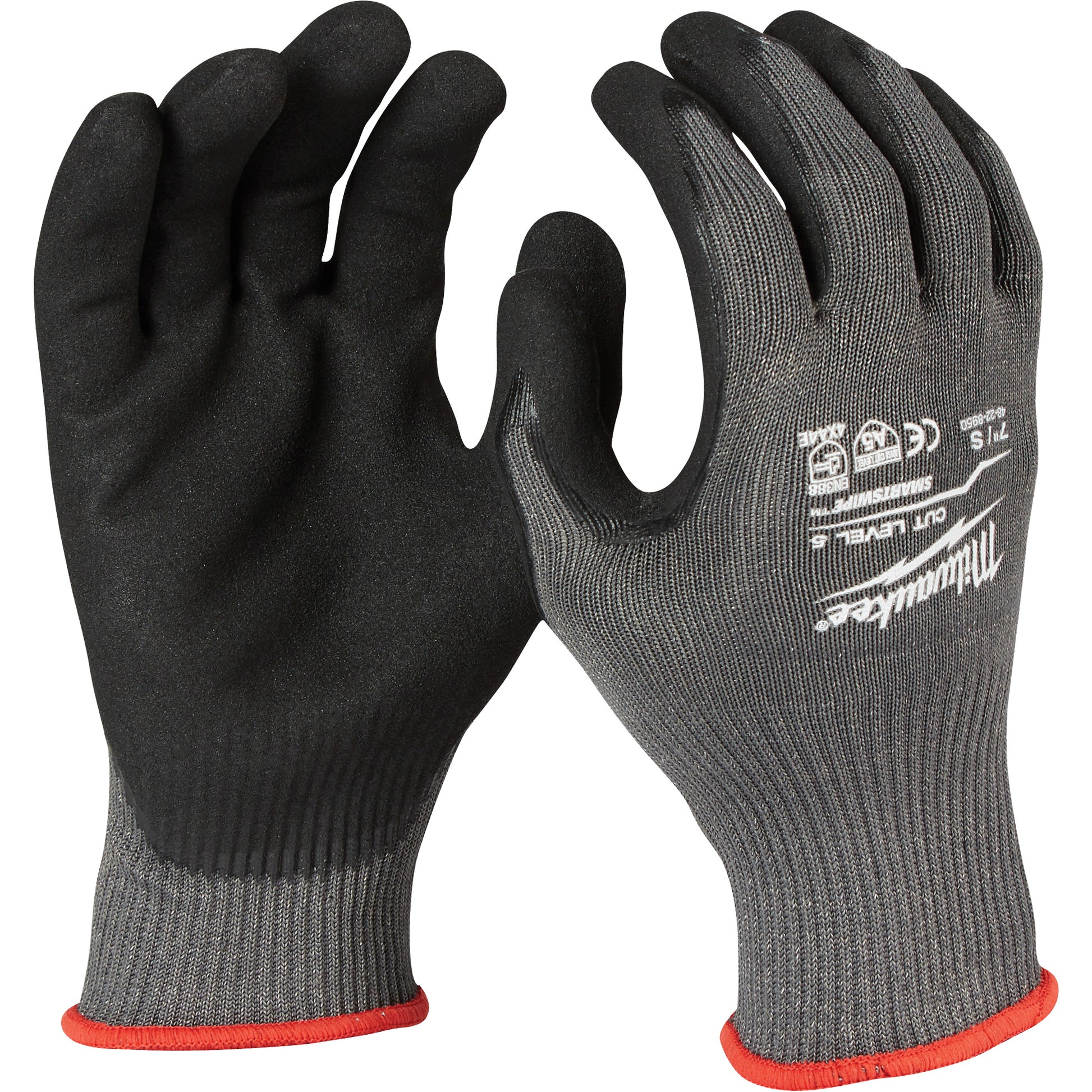 Milwaukee Cut-Resistant Gloves, Size Small, Nitrile Coated, ANSI/ISEA 105 Level 5