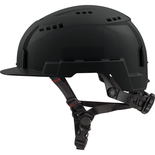 Milwaukee Front-Brim Helmet with Bolt™ Headlamp Mount, Ratchet, Black