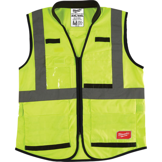 Milwaukee Performance Safety Vest, High Visibility Lime-Yellow, Medium/Small