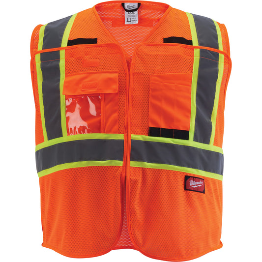 Milwaukee Flagman Safety Vest, High Visibility Orange, Medium/Small