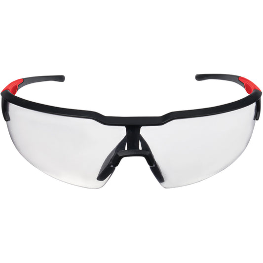 Milwaukee Safety Glasses, Clear Lens, Anti-Fog/Anti-Scratch, ANSI Z87+/Meets/Exceeds CSA Z94.3