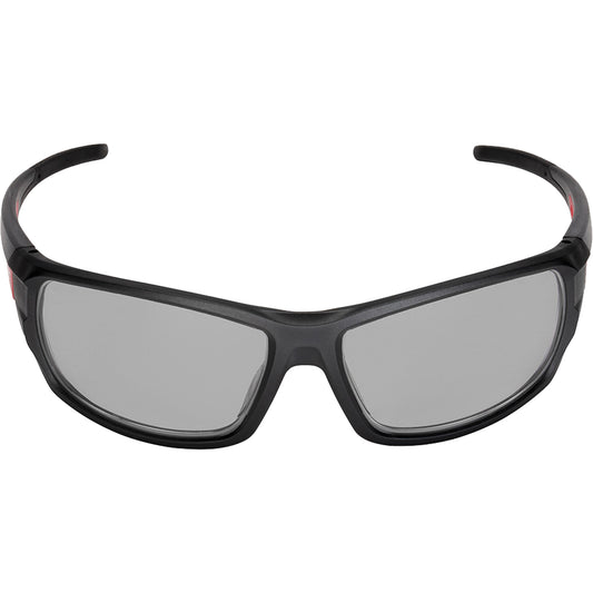 Milwaukee Performance Safety Glasses, Grey Lens, Anti-Fog, ANSI Z87+/Meets/Exceeds CSA Z94.3