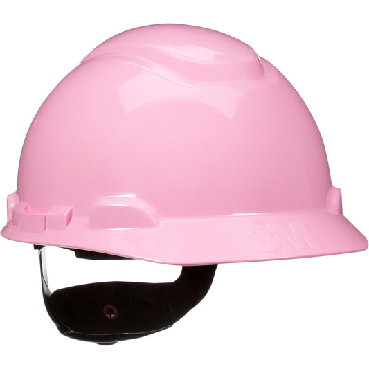 3M SecureFit™H-700 Hardhat, Ratchet Suspension, Pink