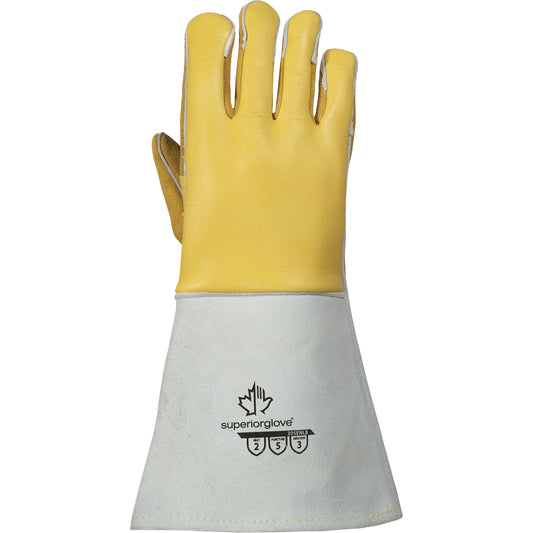 Superior Glove Works Ltd. TIG Welding Gloves, Grain Elkhide, Size Large