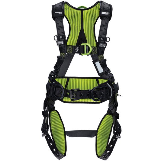 Honeywell H700 Series Premium Full Body Harness, CSA Certified, Class ADLP, X-Small, 420 lbs. Cap.